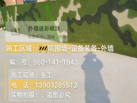宿州 迷彩漆喷涂价格(按平方米计费)